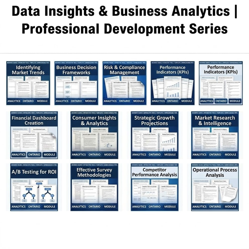 Grade 9 Maths Lesson Group | Data Analysis & Probability Ontario — bundle cover