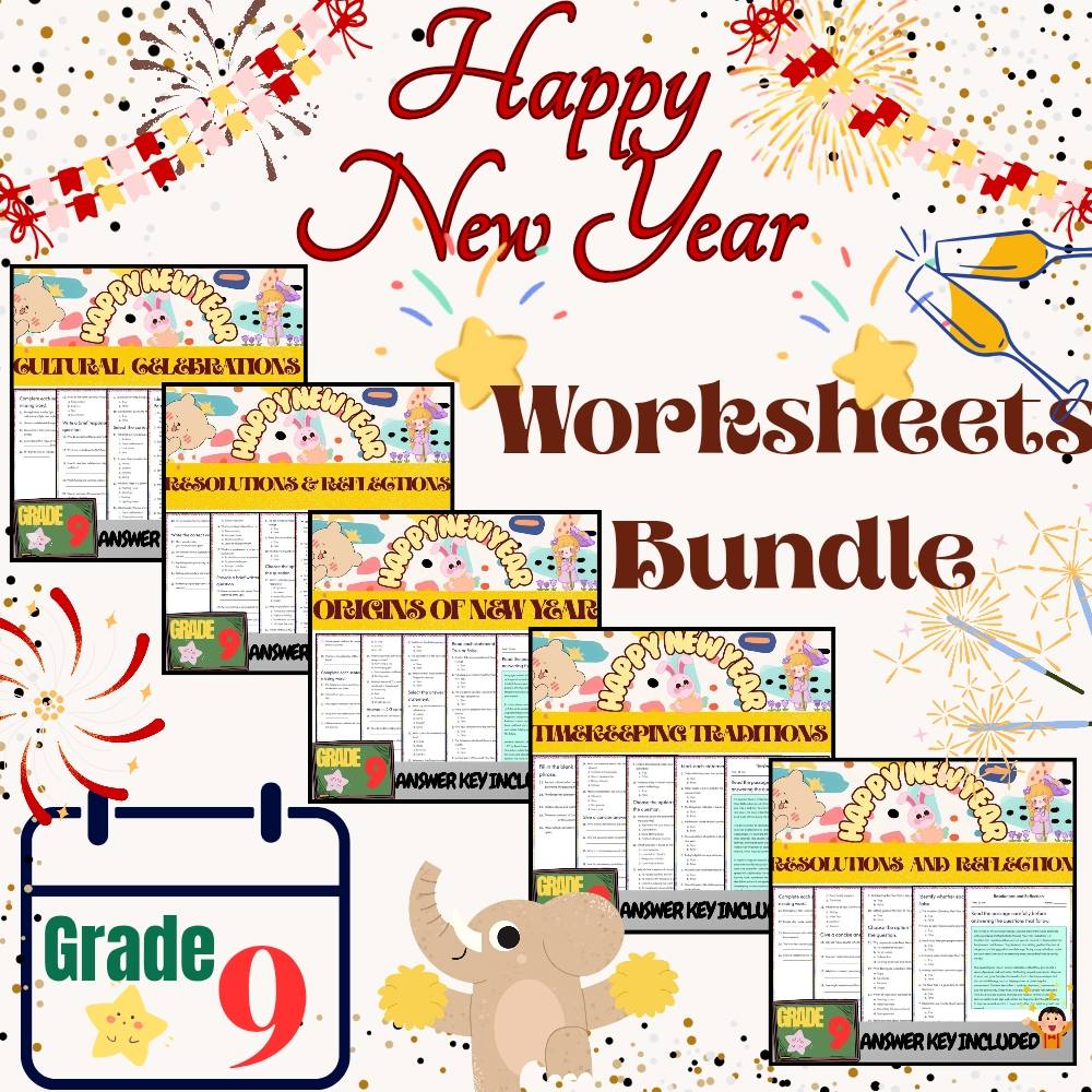 Grade 9 Seasonal Celebrations & Traditions Unit Bundle (PDF + Answer Keys) — bundle cover