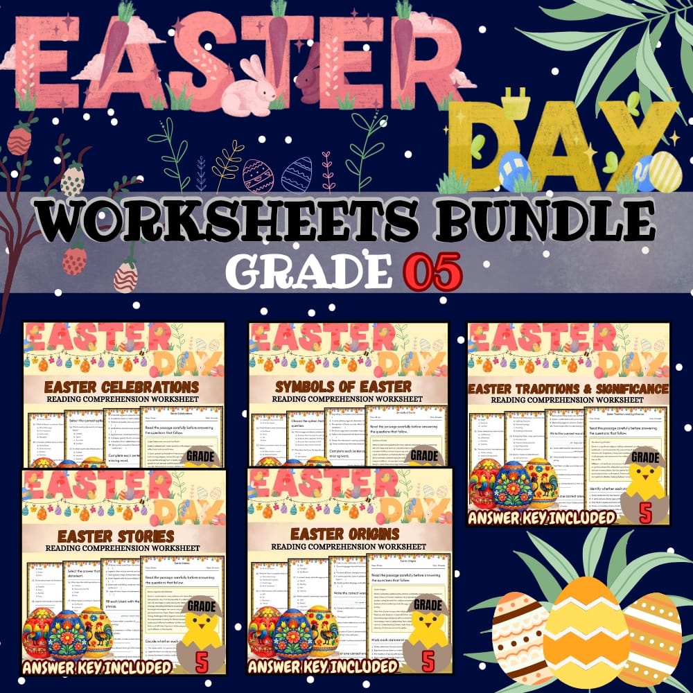 Grade 5 Easter Holiday Social Studies Lesson Bundle | C3 Framework — bundle cover
