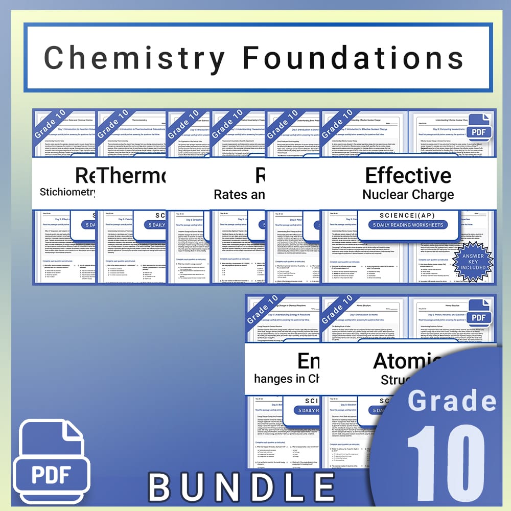Grade 10 Science Lesson Group | AP Physics & Solar System Topics | Lesson Bundle — bundle cover