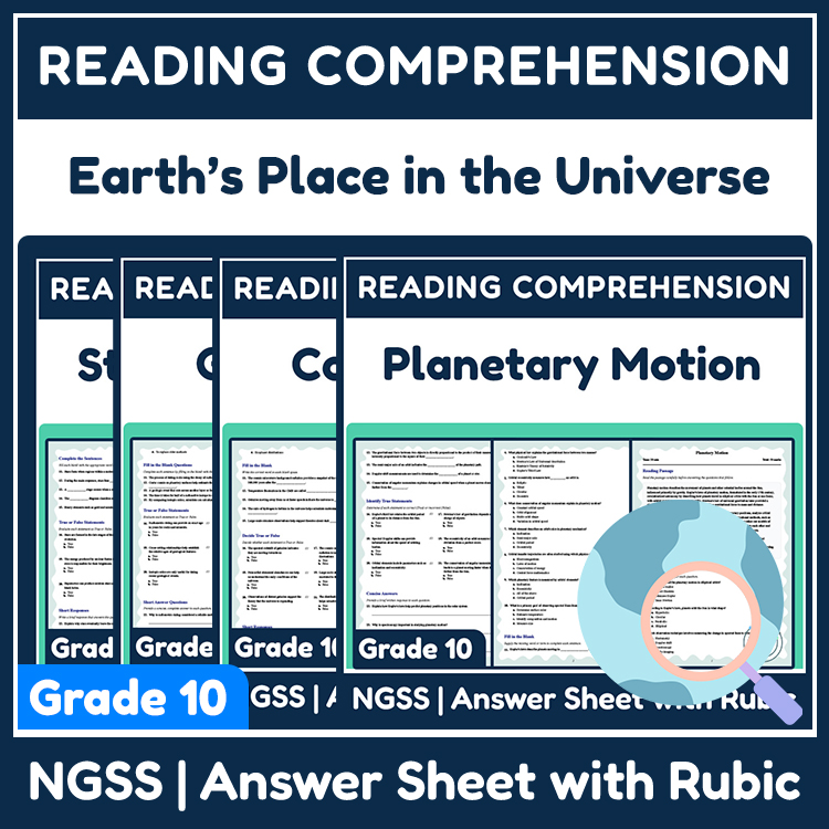 Grade 10 Science Unit Bundle | Stellar Lifecycles, Planetary Motion & More — bundle cover