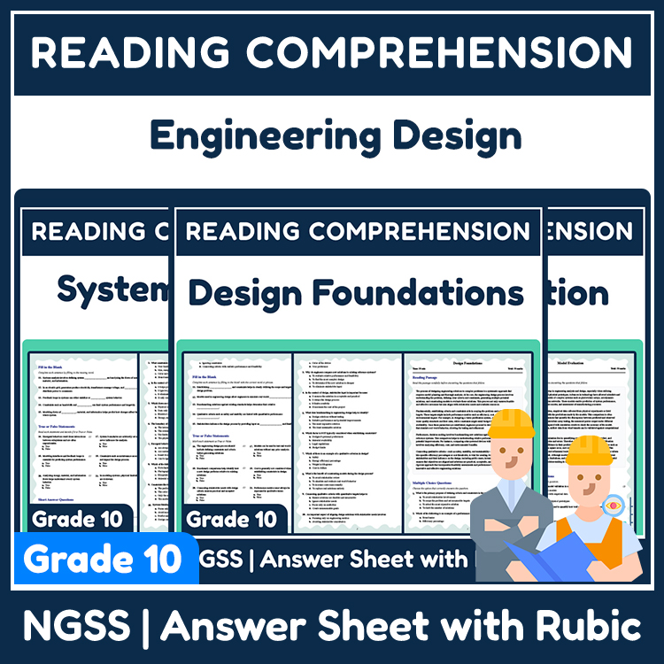 Grade 10 Science Unit | Systems Analysis & Design Foundations Worksheets  — bundle cover
