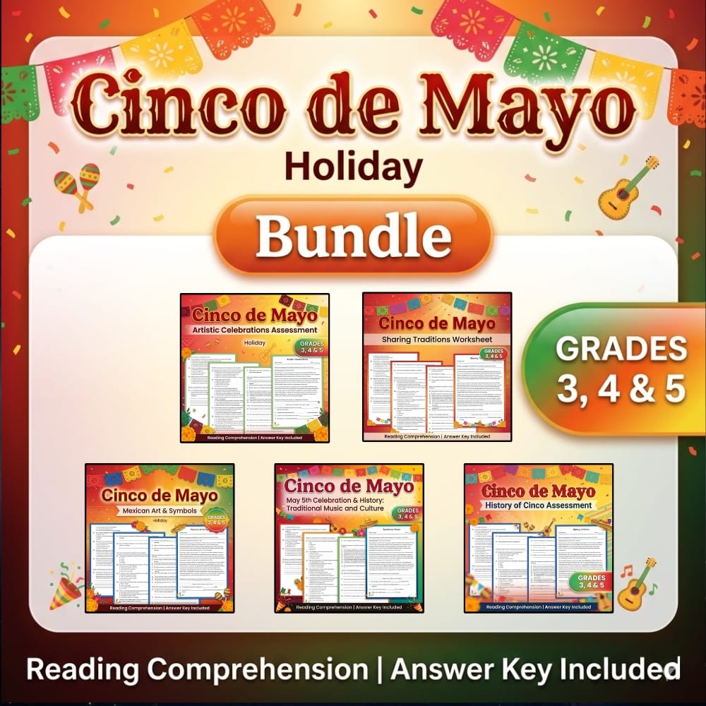Grade 3 - 5 Holiday Traditions Custom Bundle: Cultural Symbols & Music (C3) — bundle cover
