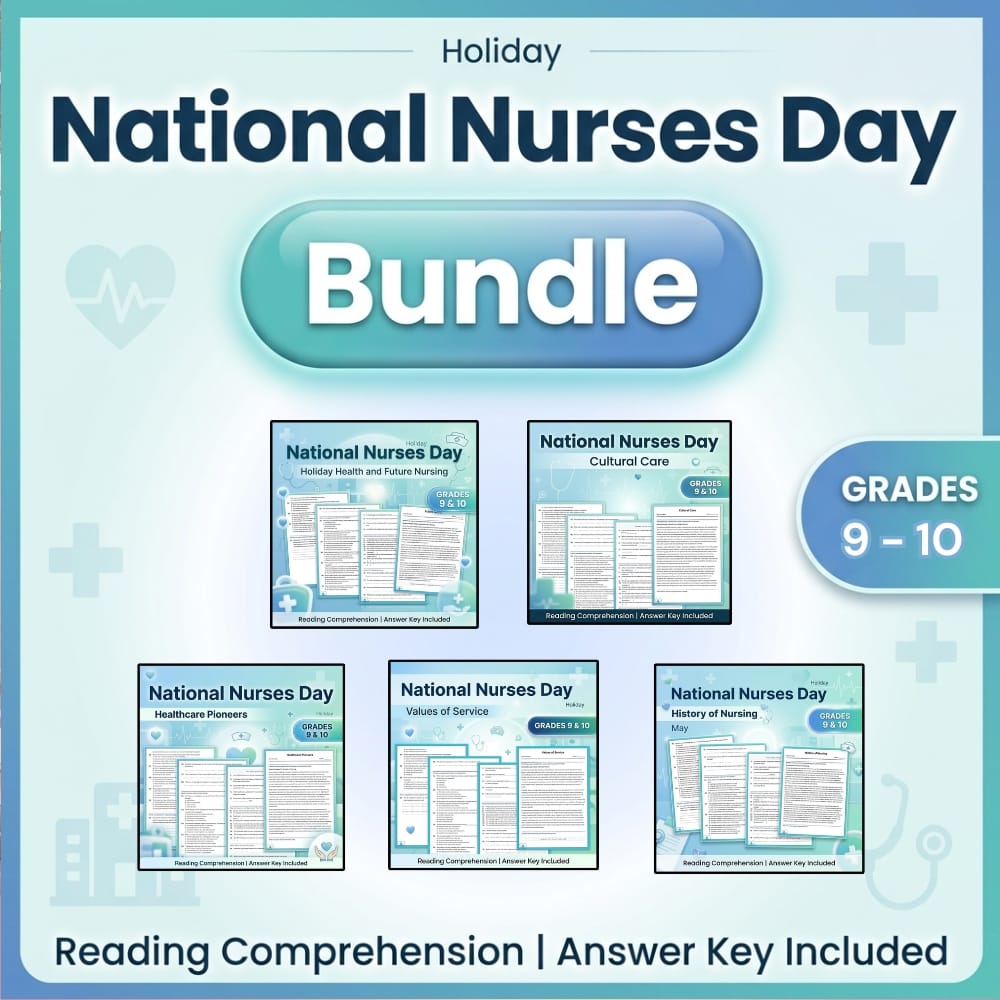Grades 9 - 10 Holiday Nursing Pathways Custom Bundle  — bundle cover