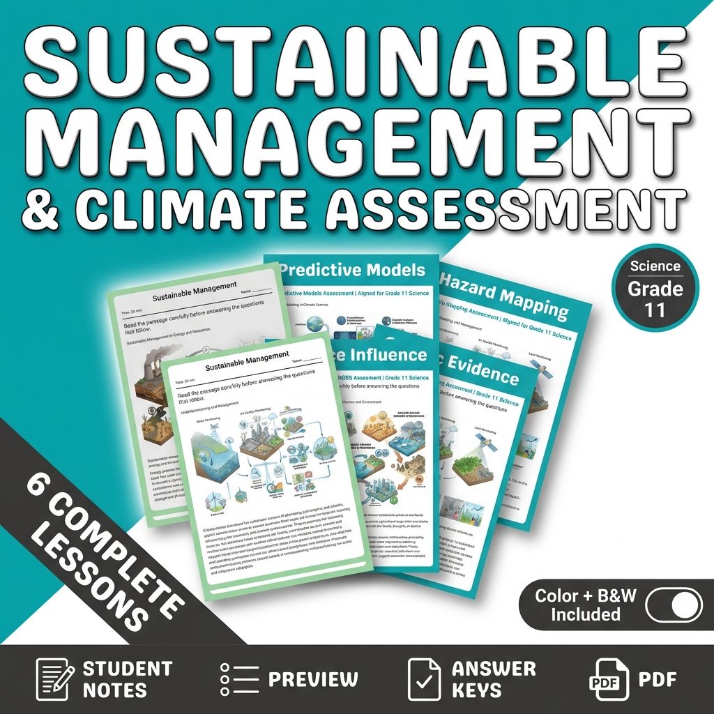 Grade 11 Science Mini Bundle | Earth and Human Activity NGSS Not Specified — bundle cover