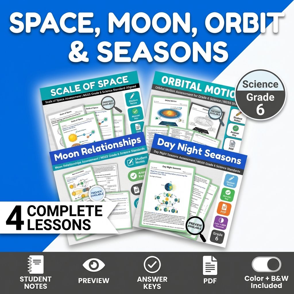 Grade 6 Science Mini Bundle | Earth’s Place in the Universe NGSS Standards — bundle cover