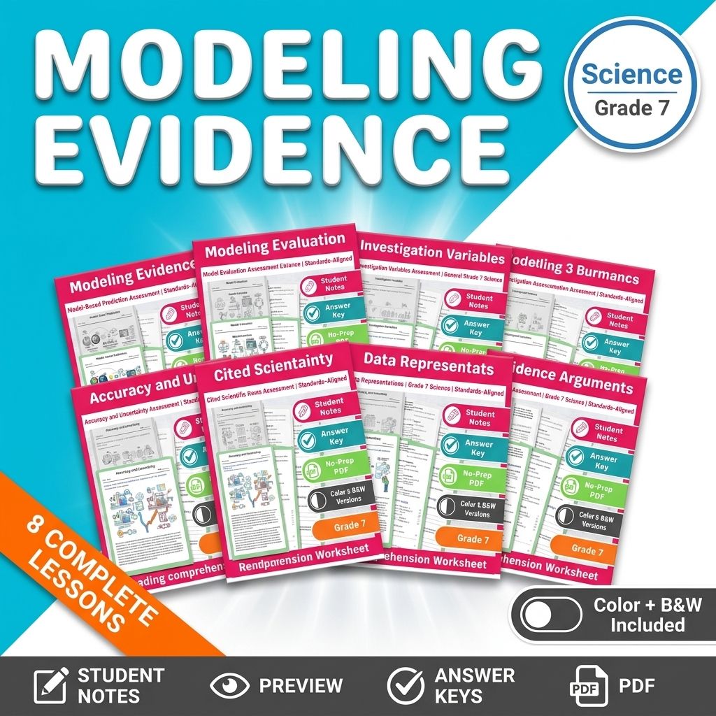 Grade 7 Scientific Inquiry Practices Science Lesson Bundle: General — bundle cover