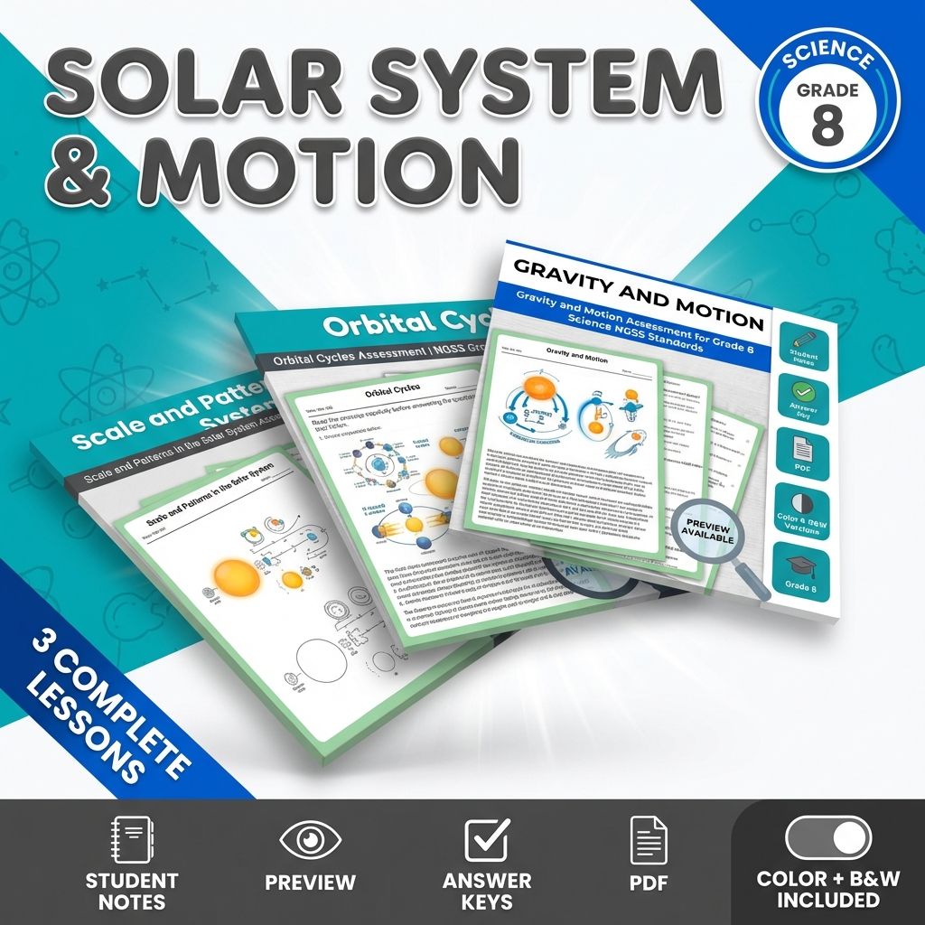 Grade 8 Science Mini Bundle | Earth's Place in the Universe – NGSS — bundle cover