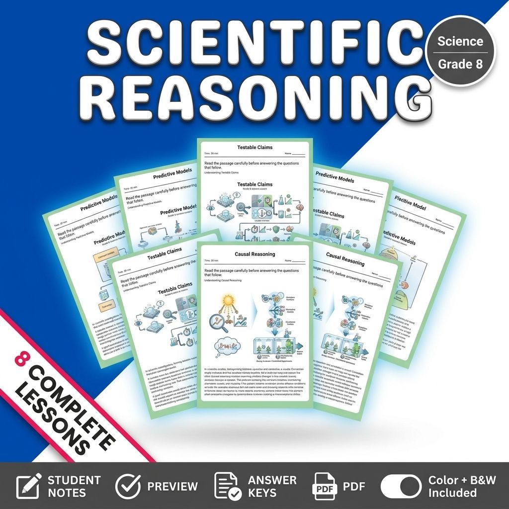 Grade 8 Scientific Inquiry & Practices Science Lesson Bundle: General — bundle cover