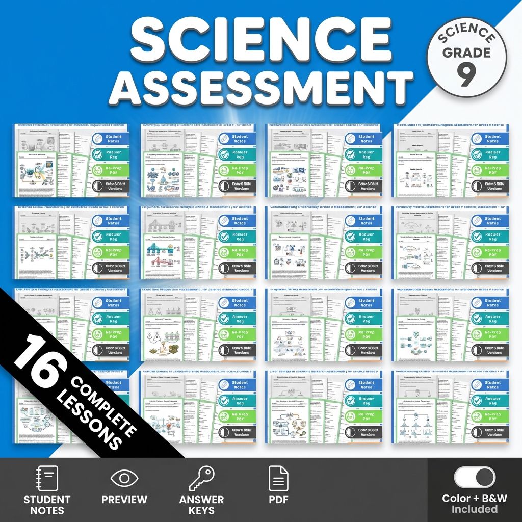 Lesson | Grade 9 Science Mini Bundle — Scientific Practices and Data Analysis — bundle cover