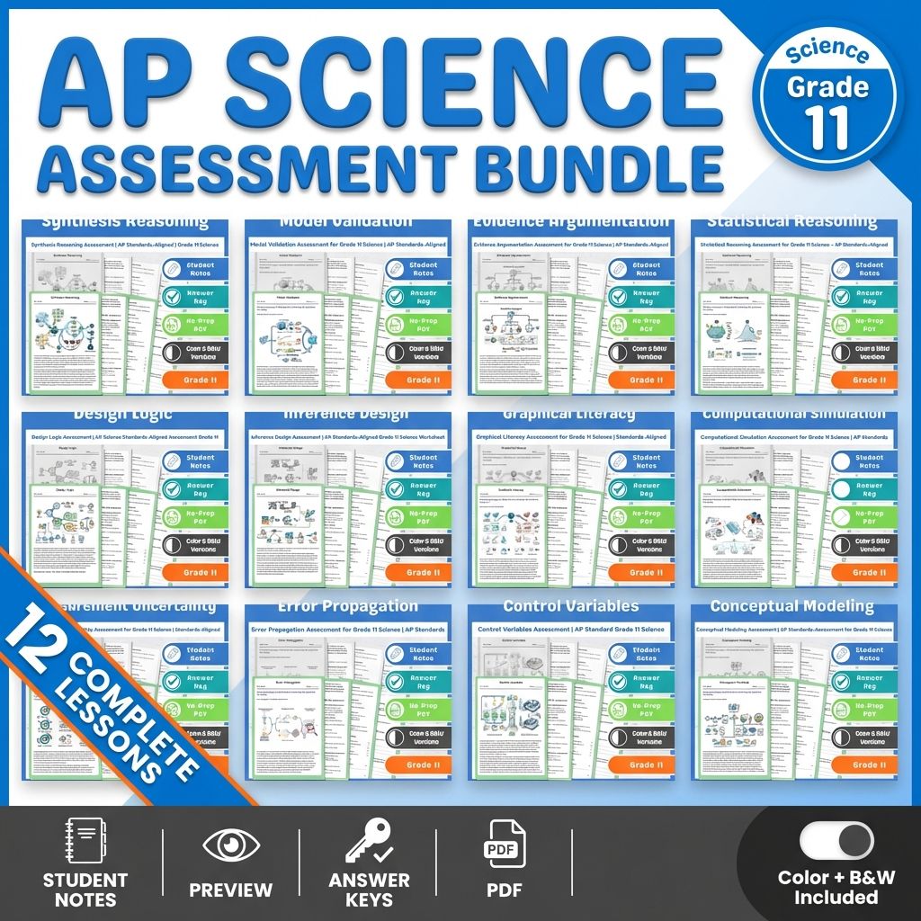 Grade 11 Science Mini Bundle | AP Science Practices & Skills — bundle cover