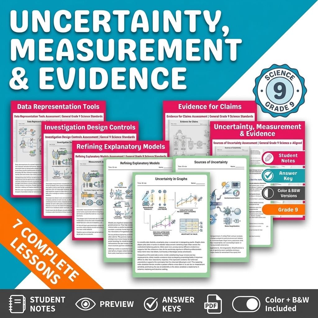 Grade 9 Scientific Inquiry Practices Science Lesson Bundle: General — bundle cover