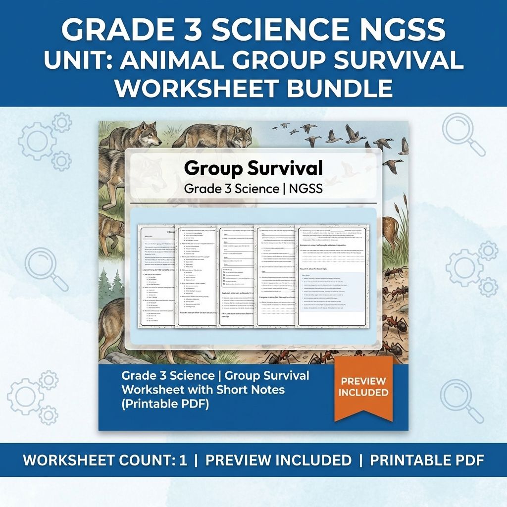 Grade 3 Science NGSS Ecosystems Unit Bundle – Interactions & Energy  — bundle cover