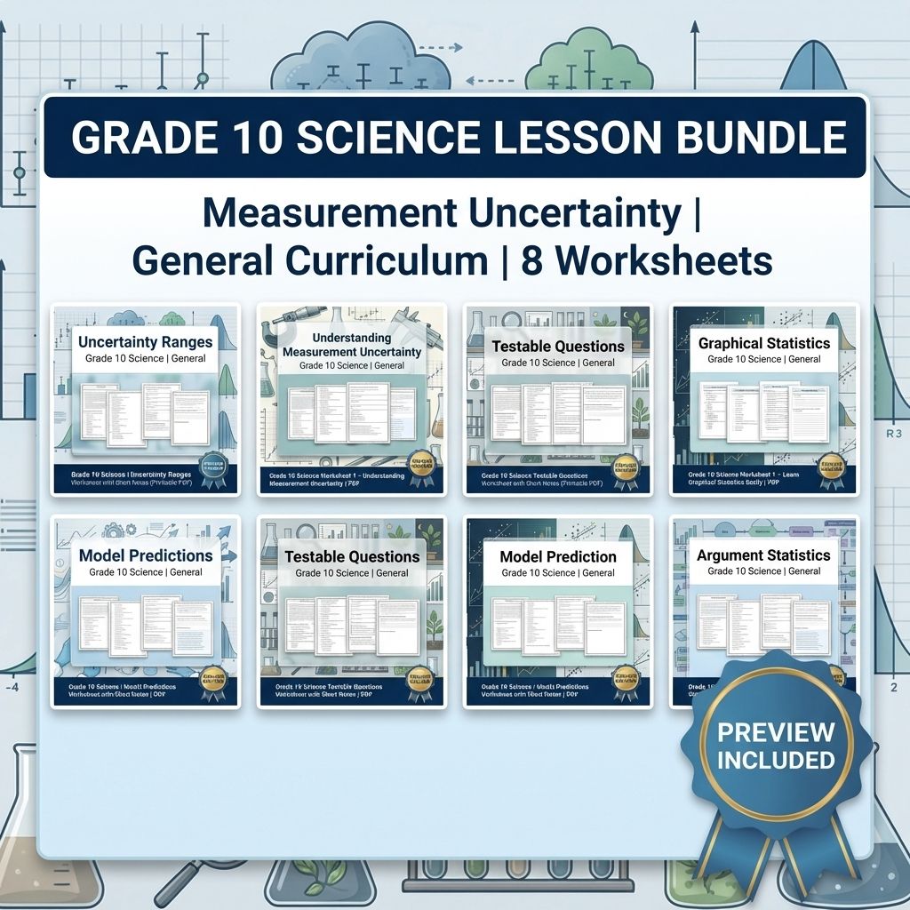 Grade 10 Measurement Uncertainty Science Lesson Bundle: General — bundle cover