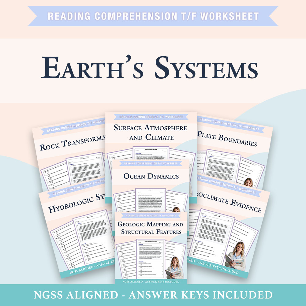Grade 10 Science | Earth Systems & Climate Change Bundle (PDF + Answer Key) — bundle cover