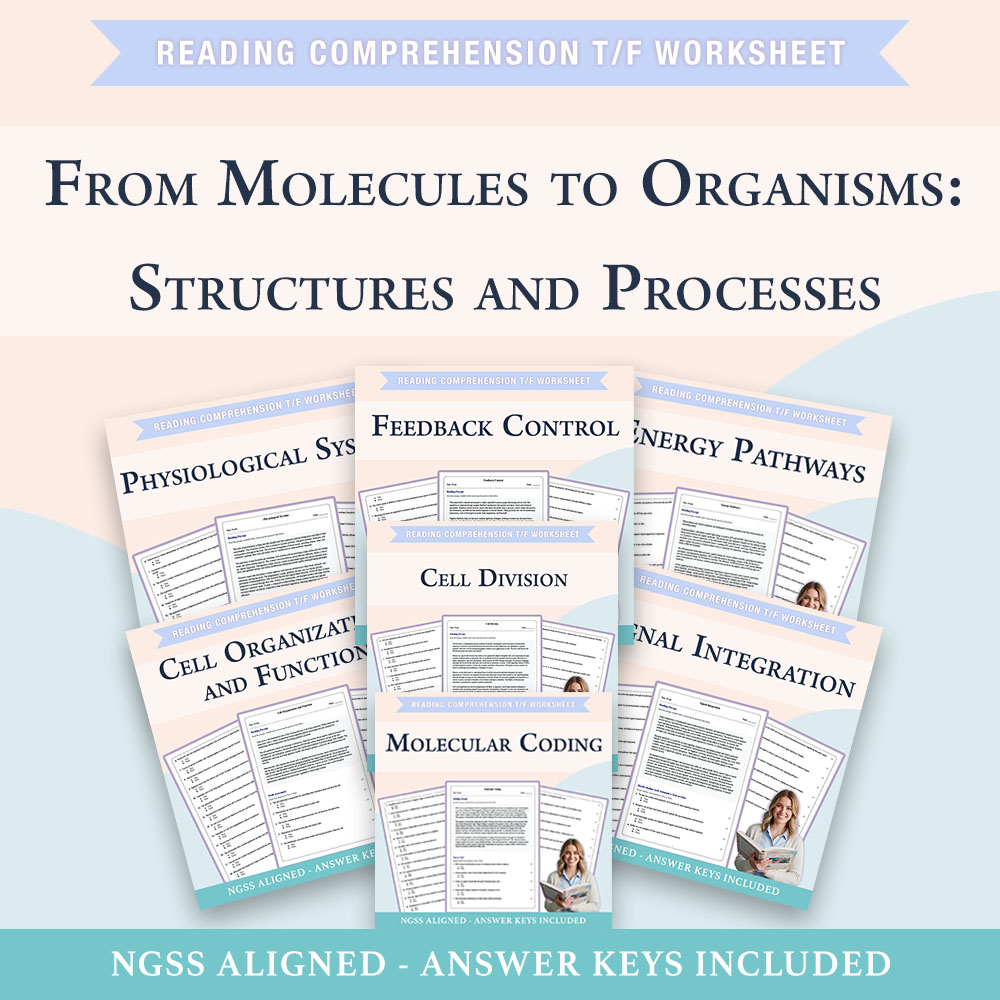 Grade 10 Science Bundle | Cellular Systems & Energy Pathways (PDF + Answer Key) — bundle cover