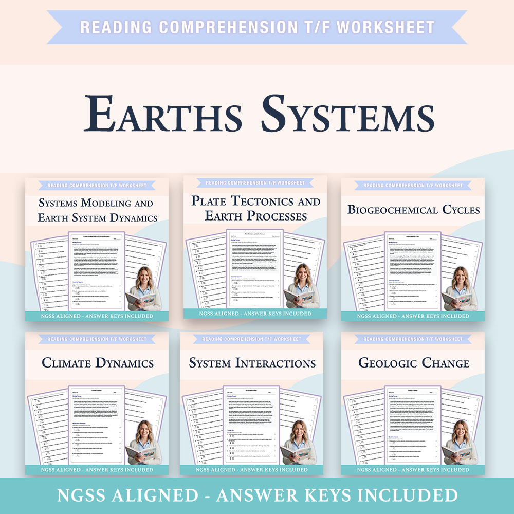 Grade 11 Science | Earth Systems & Climate Change Bundle (PDF +Answer Key) — bundle cover
