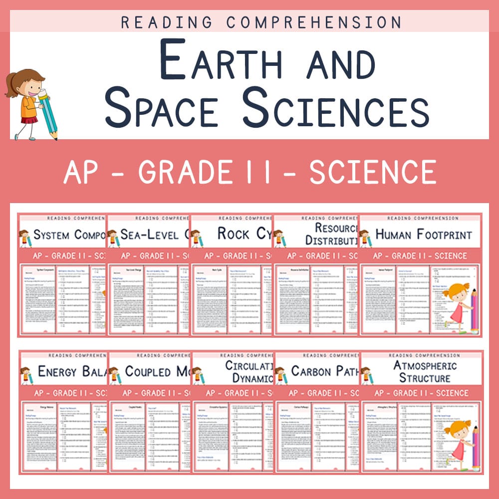 Grade 11 Science | Earth and Space Sciences Custom Bundle | AP — bundle cover