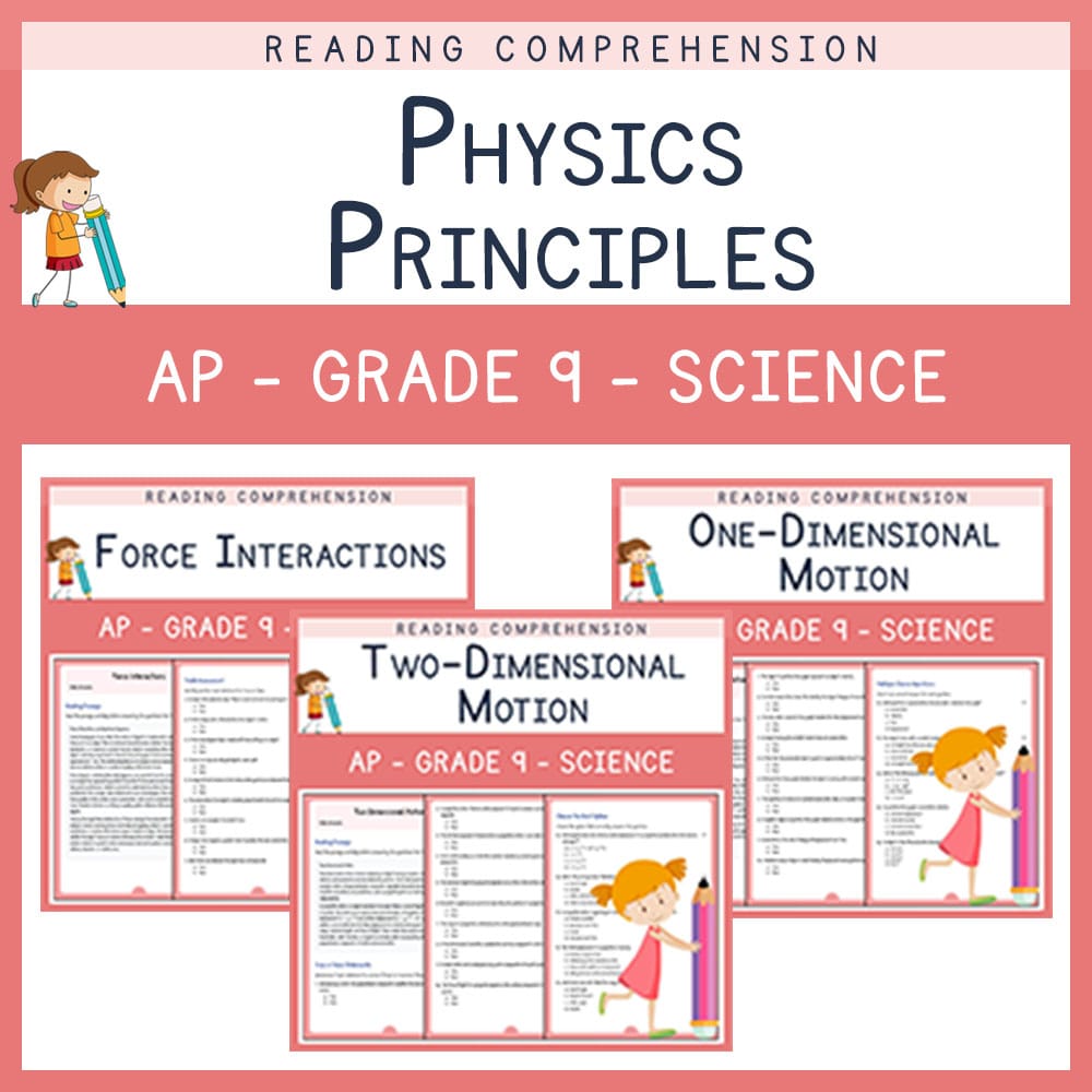 Grade 9 Science | Physics Principles Science Custom Bundle | AP Aligned — bundle cover