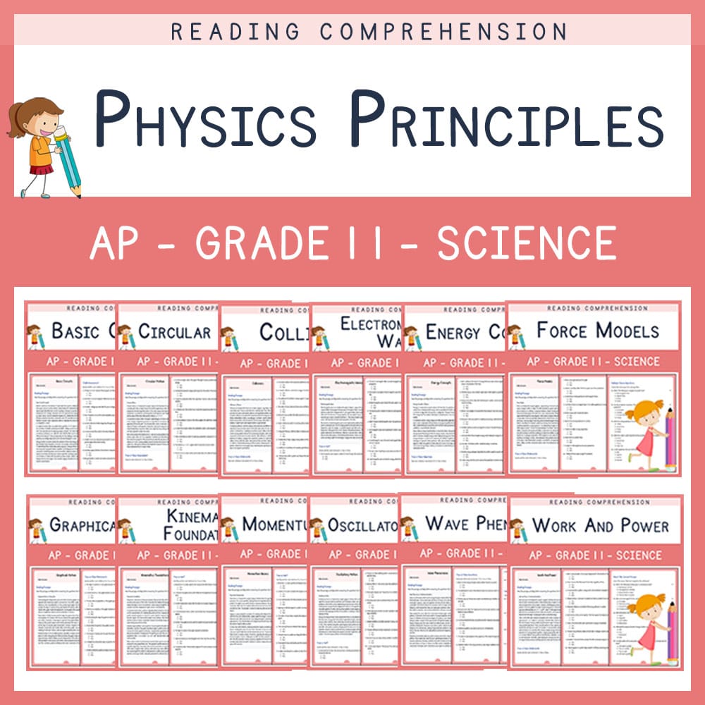 Grade 11 Science | Physics Principles Science Custom Bundle | AP-Aligned — bundle cover
