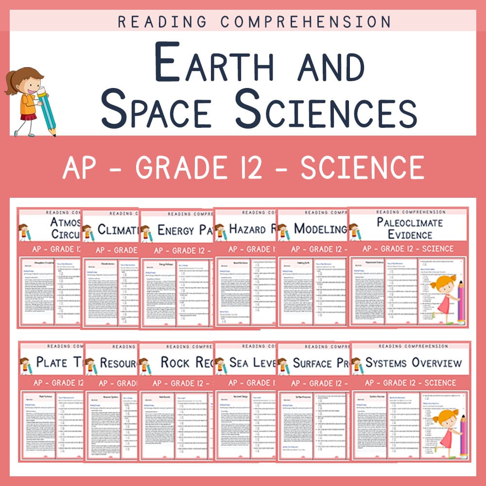 Grade 12 Science | Earth Systems Science Custom Bundle | AP Aligned  — bundle cover