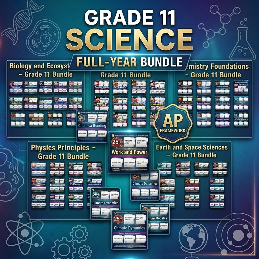 Grade 11 Science Full-Year Bundle – AP Framework