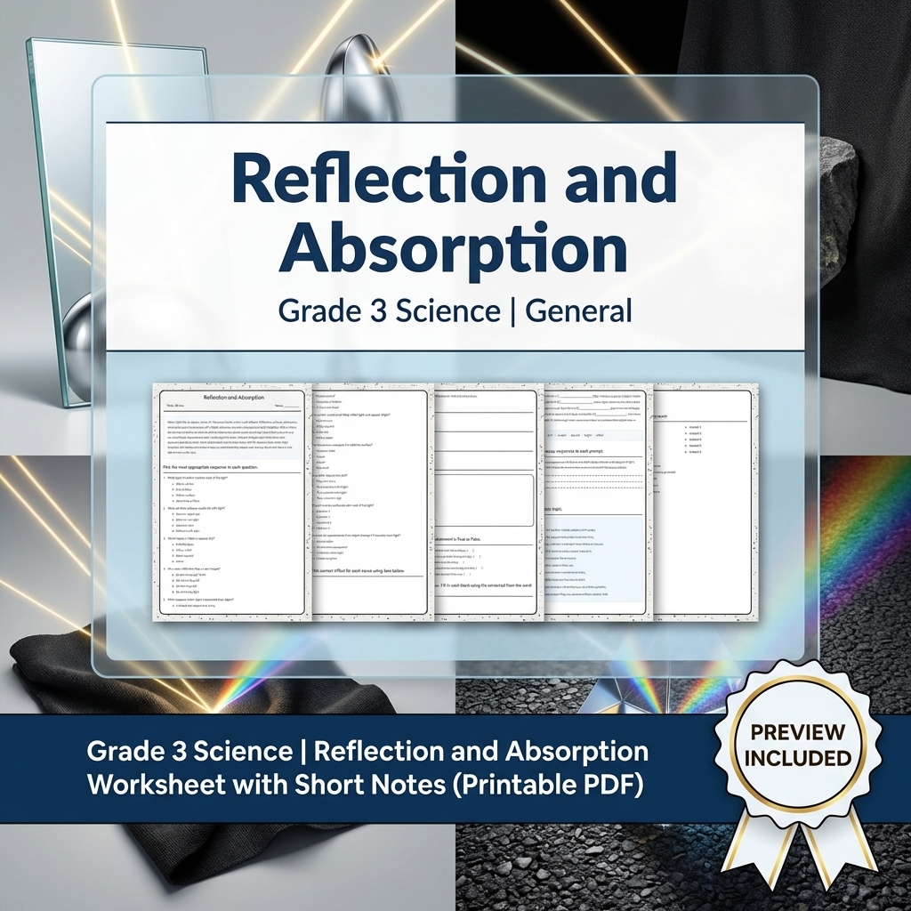 Grade 3 Science Full Year Bundle | Comprehensive Curriculum Resources — included worksheet 1