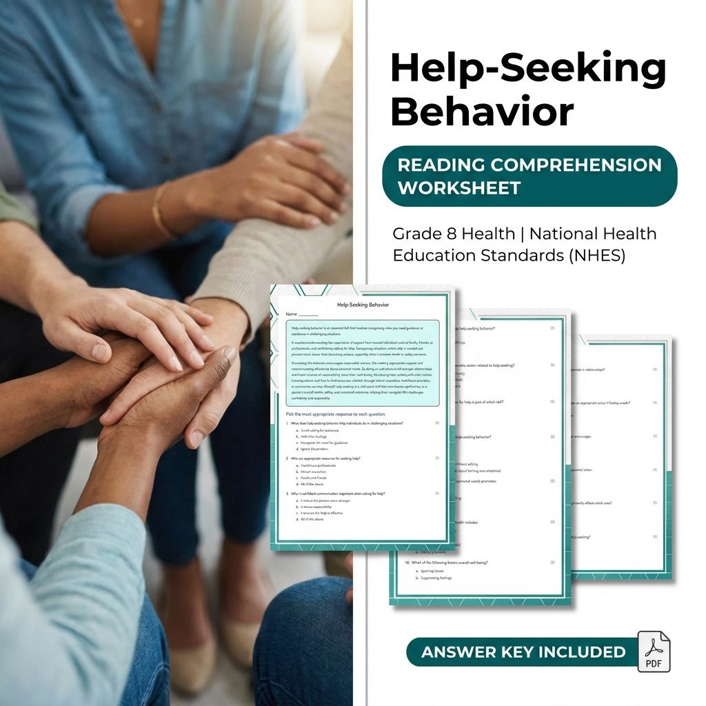 Grade 8 Health Worksheet Bundle – Body Systems, Wellness & Communication Strategies — included worksheet 2