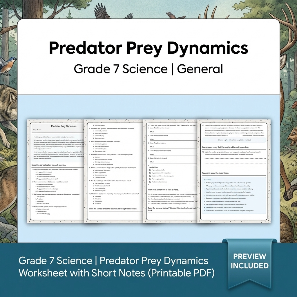 Grade 7 Science Data, Models, and Systems Full-Year Bundle | General Framework — included worksheet 1