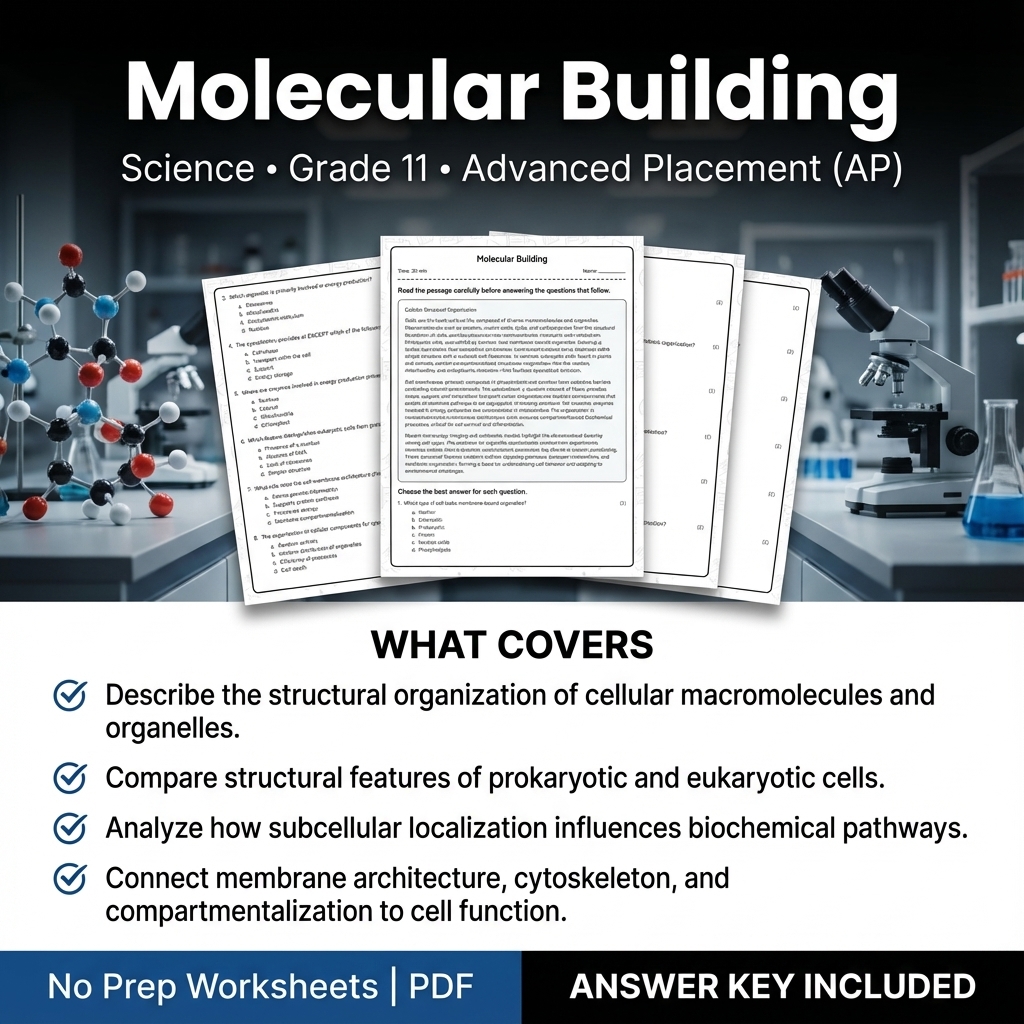 Grade 11 Science Worksheet Bundle | Earth's Systems, Chemistry & Physics — included worksheet 2