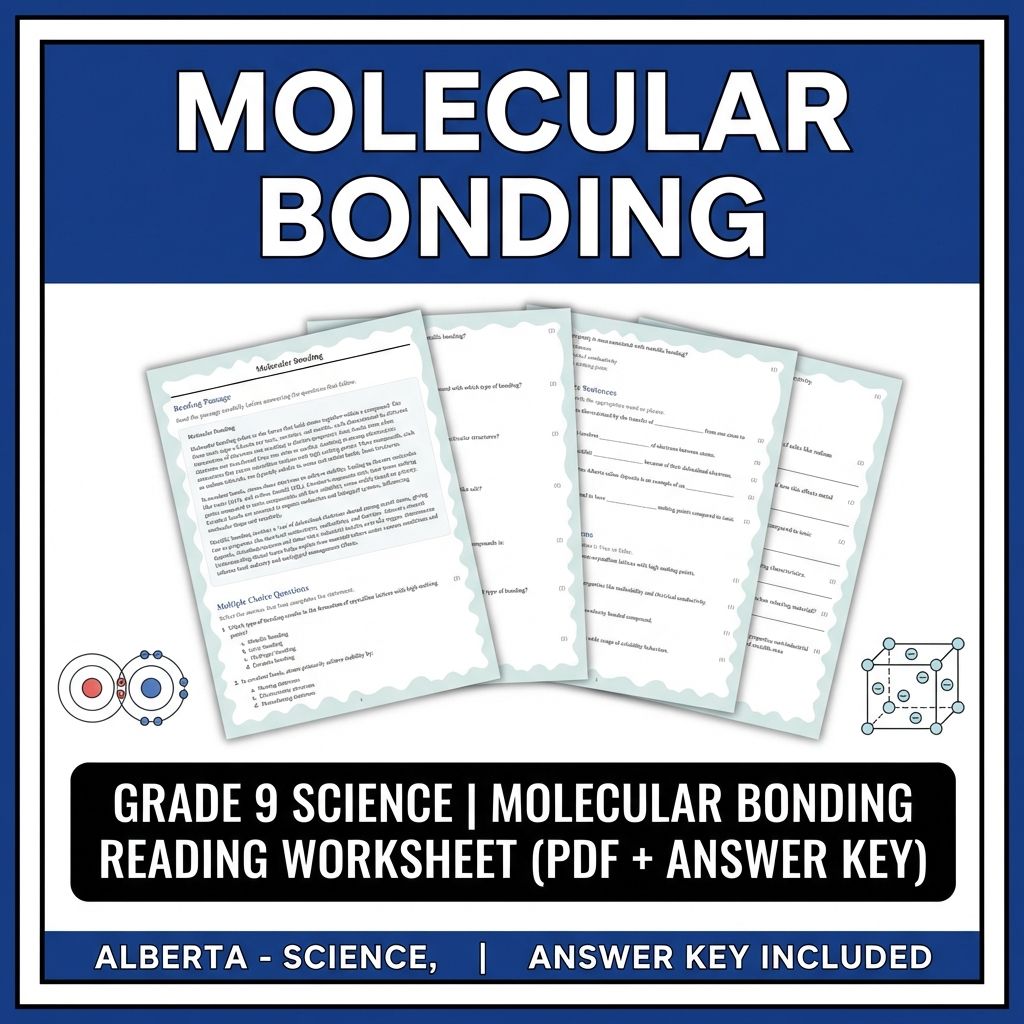 Grade 9 Science | Physics, Biology & Chemistry Mastery (Answer Key Included) — included worksheet 1