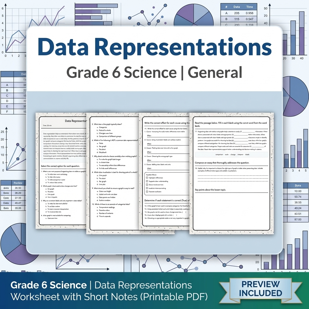 Grade 6 Science Lesson Group | Comprehensive Worksheets & Activities — included worksheet 1
