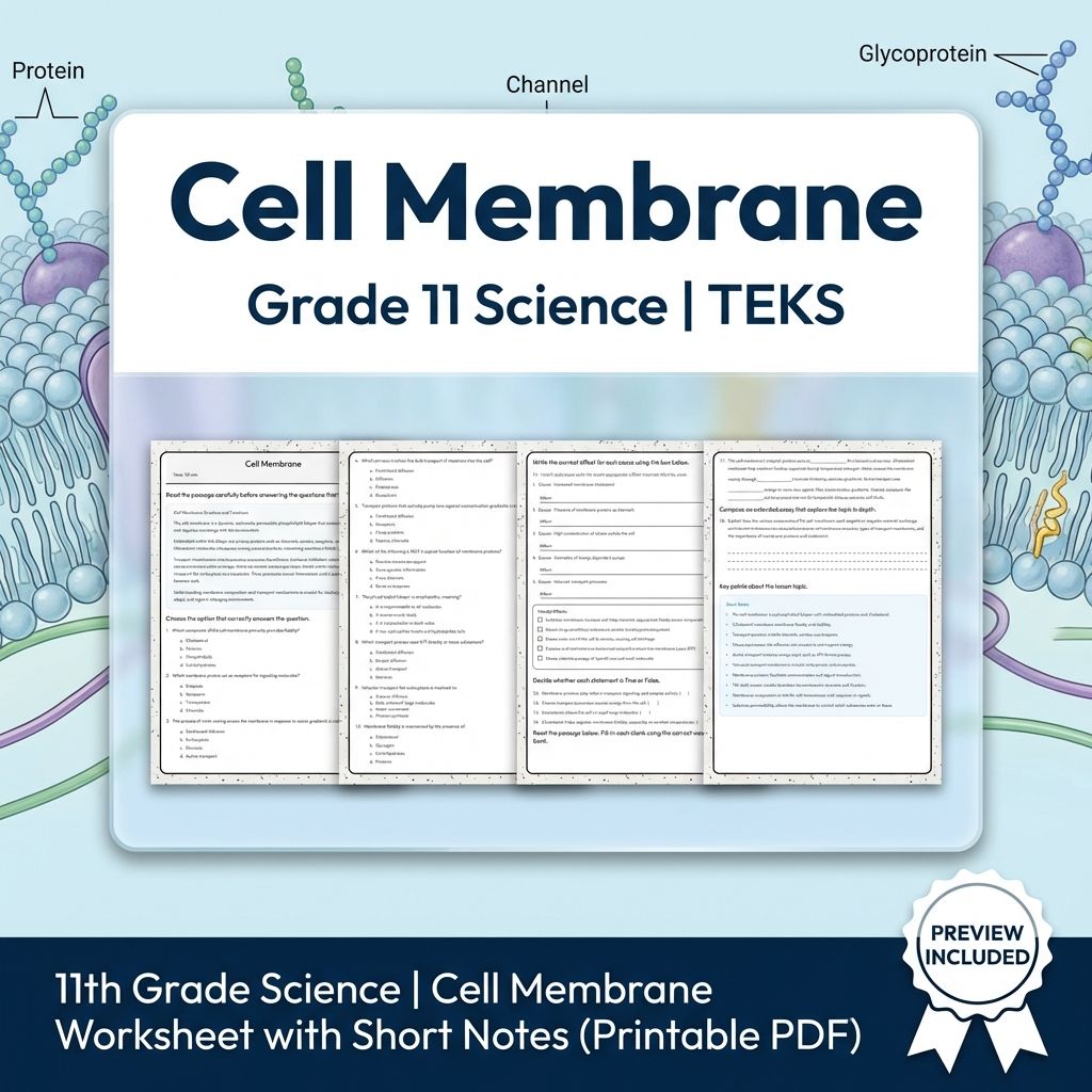 Grade 11 Science Worksheet Bundle | Genetics, Evolution & Human Body (PDF) — included worksheet 4