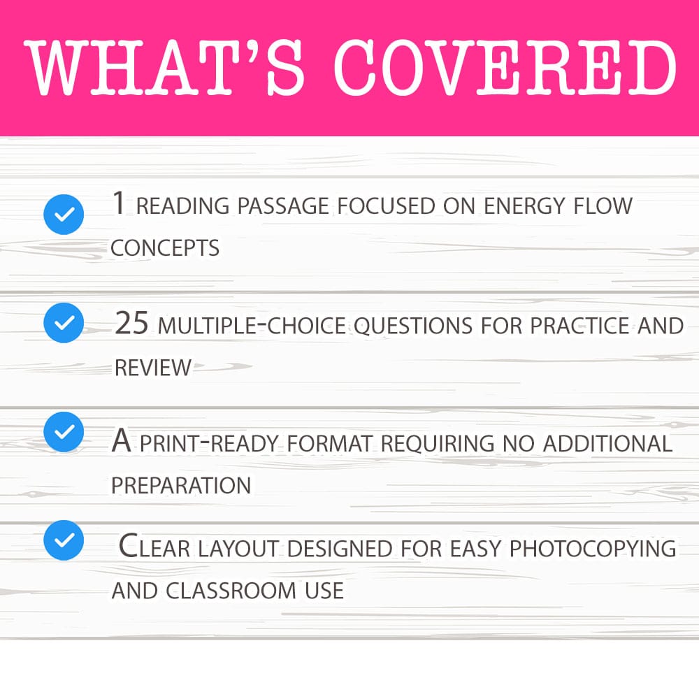 Grade 12 Science worksheet mcq paper worksheet — Grade 12 Science — Worksheet MCQ Paper for Mastering Energy Flows — page 2