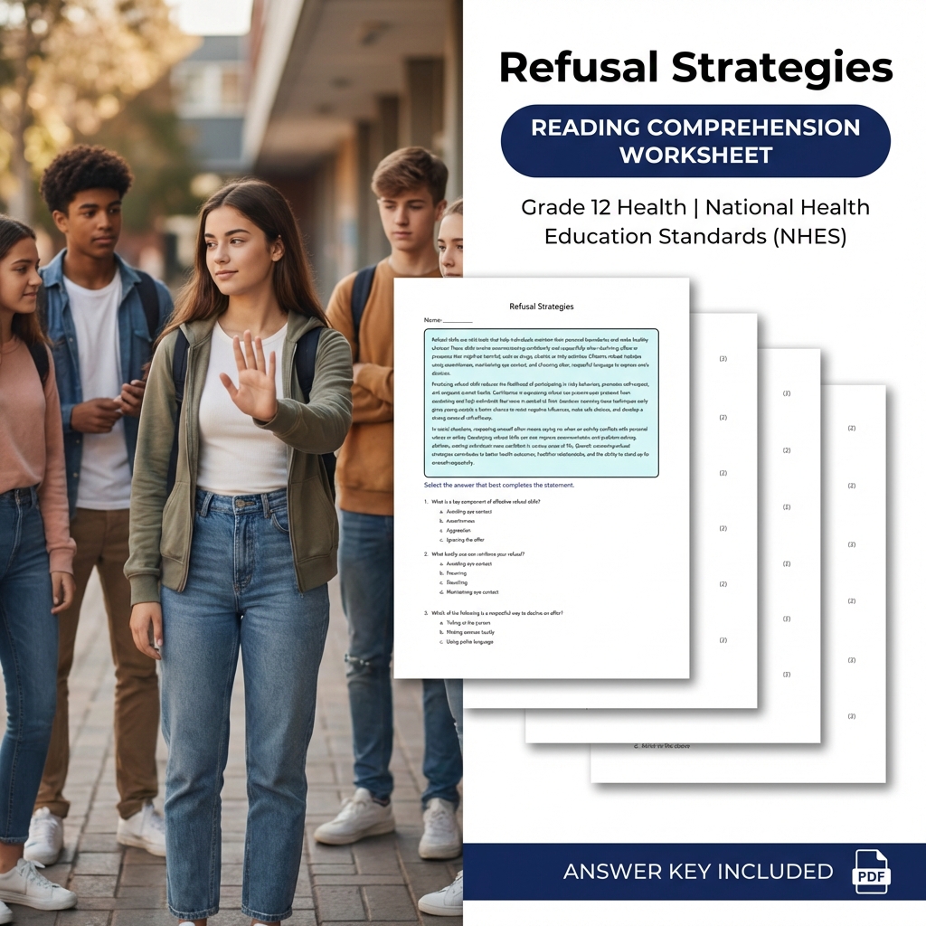 Grade 12 Health Lesson Bundle | Interpersonal Communication Skills NHES — included worksheet 2