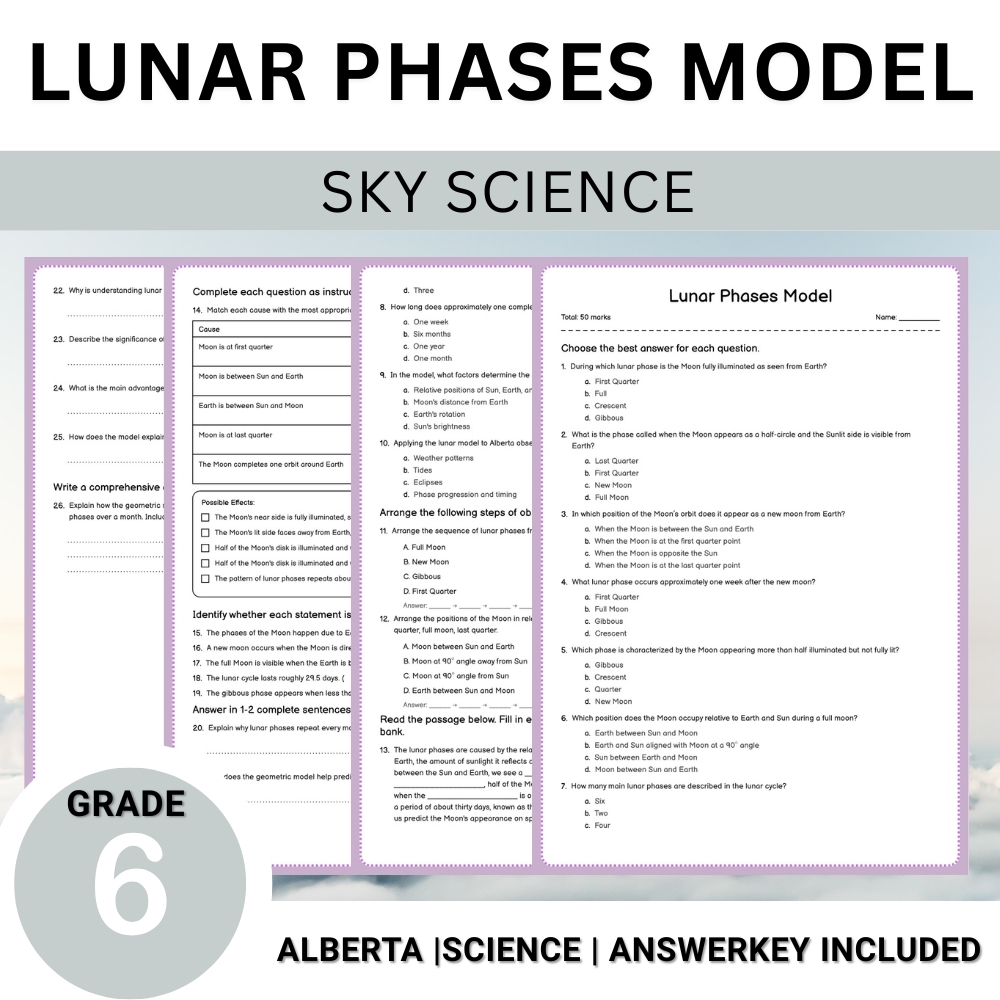 Grade 6 Science Worksheet Bundle – Comprehensive Assessment & Practice Pack — included worksheet 3