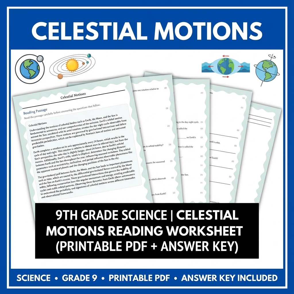 Grade 9 Science Bundle – Comprehensive NGSS-aligned Activities & Answer Keys — included worksheet 4