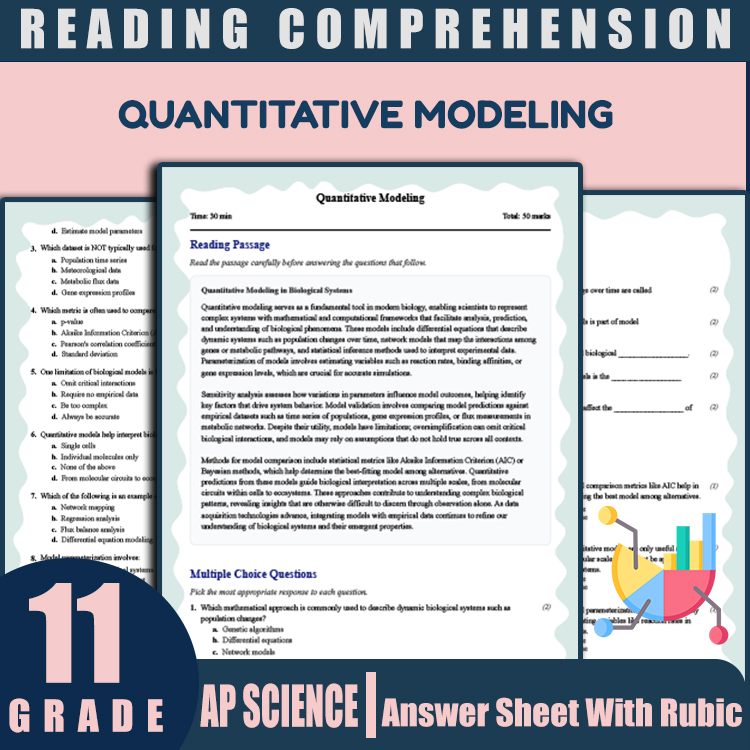 Grade 11 Science reading worksheets worksheet — 11th Grade Science | Population Patterns Reading Worksheet (PDF + Rubric)…