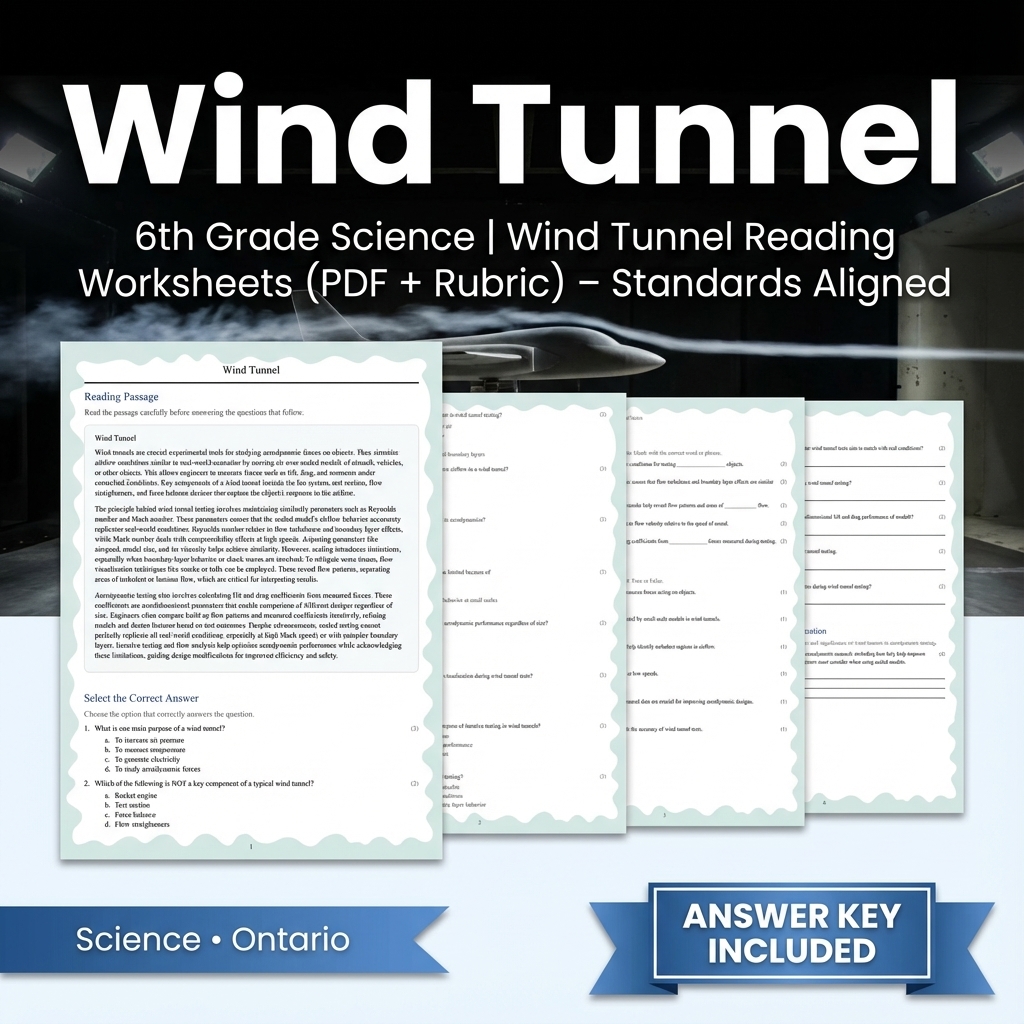 Grade 6 Science – Ecology, Circuits, Astronomy & More (PDF + Answer Key ) — included worksheet 2