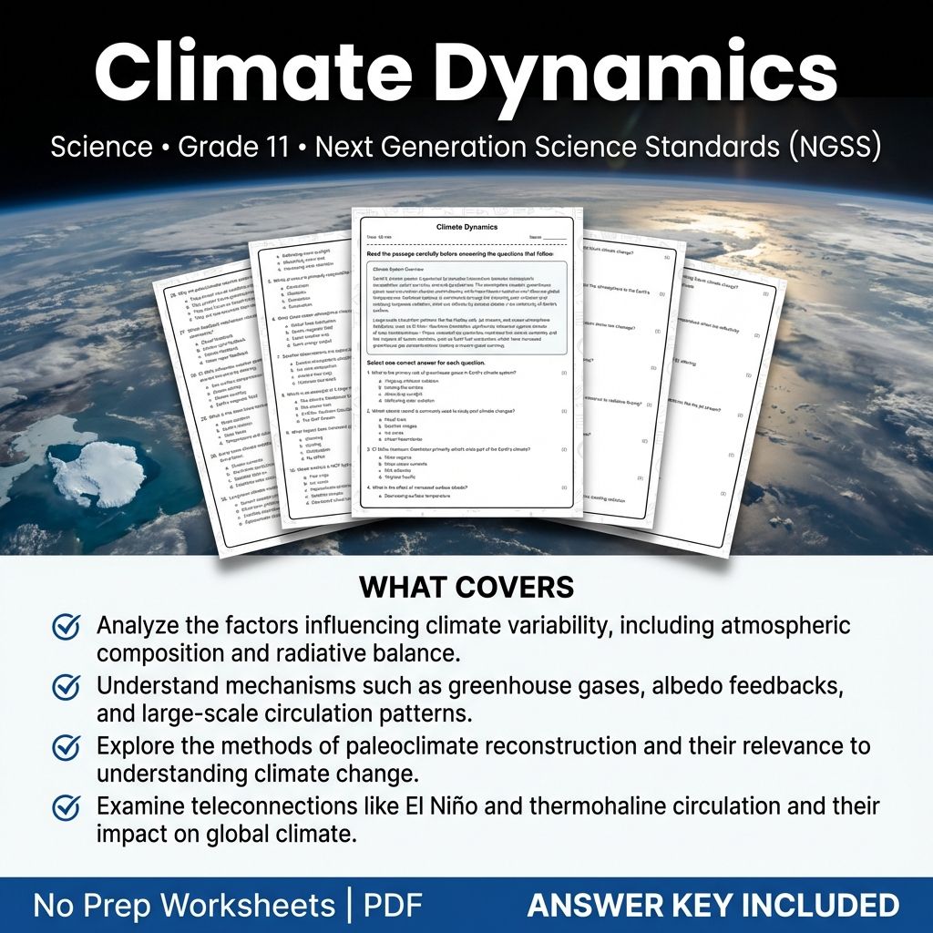 Grade 11 Science Worksheet Bundle|Cellular Processes,Chemistry,& Physics Support — included worksheet 5