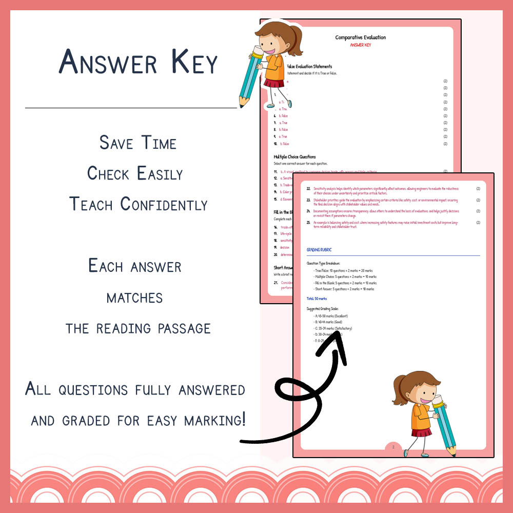 Grade 9 Science worksheet worksheet — Grade 9 Science | Comparative Evaluation Worksheet & Answer Key (NGSS Aligned) — page 3