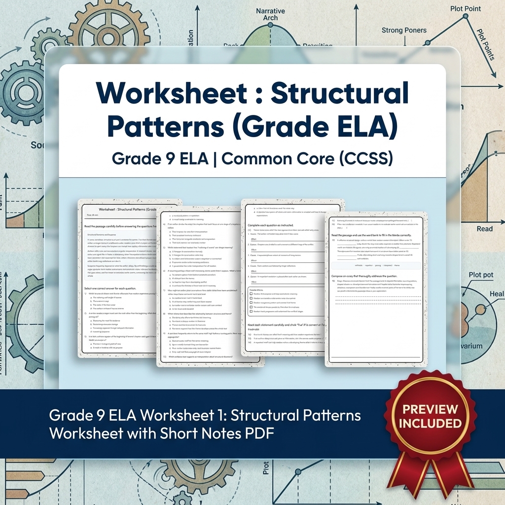 Grade 9 ELA Text Evidence, Argument, and Language Full-Year Bundle CCSS — included worksheet 2