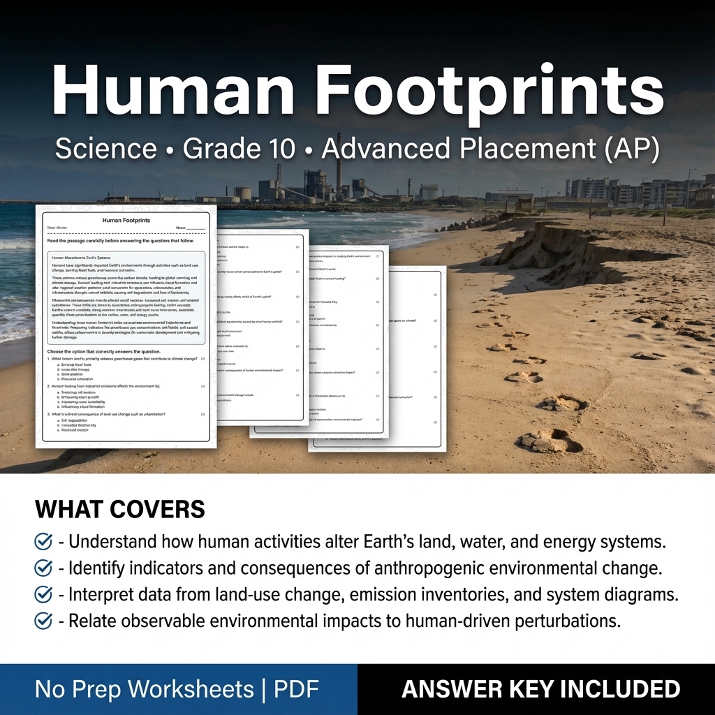 Grade 10 Science Unit Worksheet Bundle – Geology, Climate, Plate Tectonics — included worksheet 2