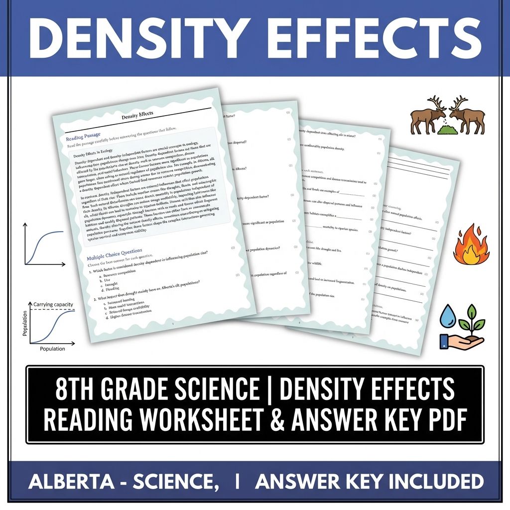 Grade 8 Science  Bundle | Ecosystem Dynamics & Environmental Impact Worksheets — included worksheet 1