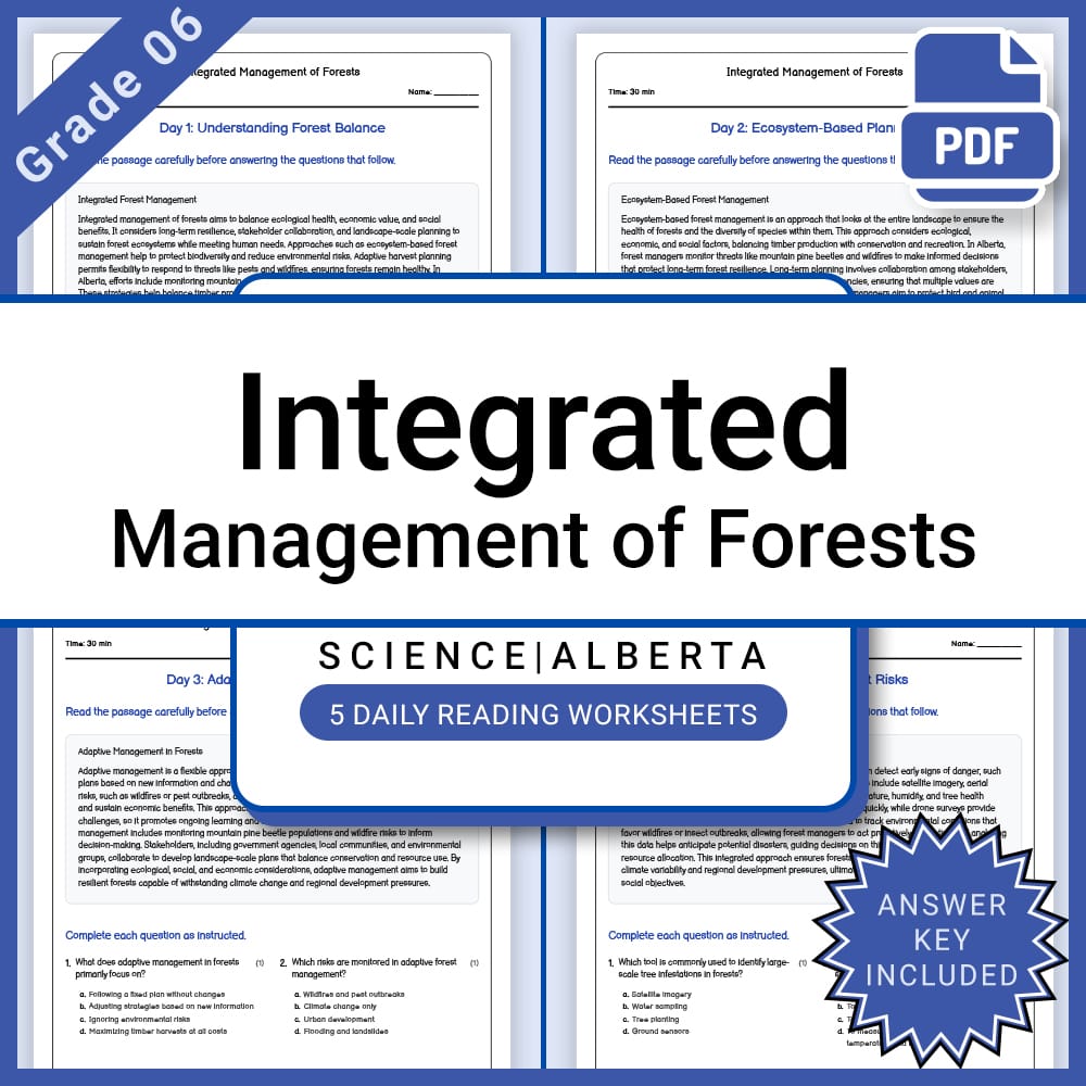 Grade 6 Science Full Year Bundle | Weather, Ecosystems, Flight & Space — included worksheet 5
