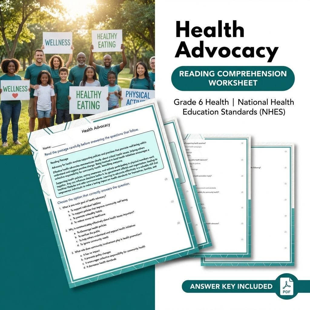 Grade 6 Health | Communication, Decision-Making & Disease Prevention Worksheets Bundle (Answer Key Included) — included worksheet 3