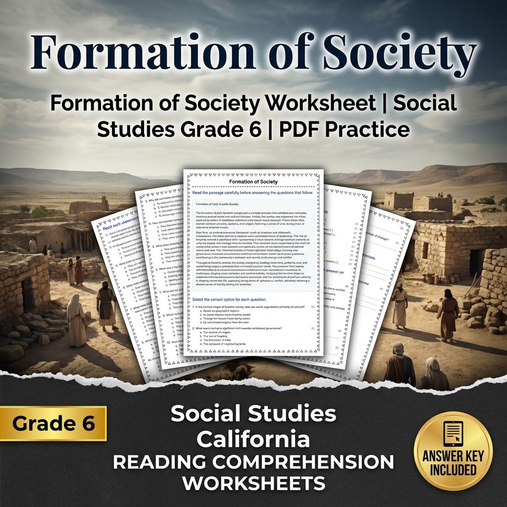 Grade 6 Social Studies Worksheet Pack | Ancient Civilizations & Geography — included worksheet 3