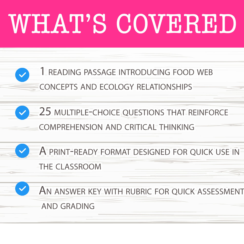 Grade 7 Science worksheet mcq paper worksheet — Grade 7 Science — Food Web Complexity Worksheet for Mastery — page 2