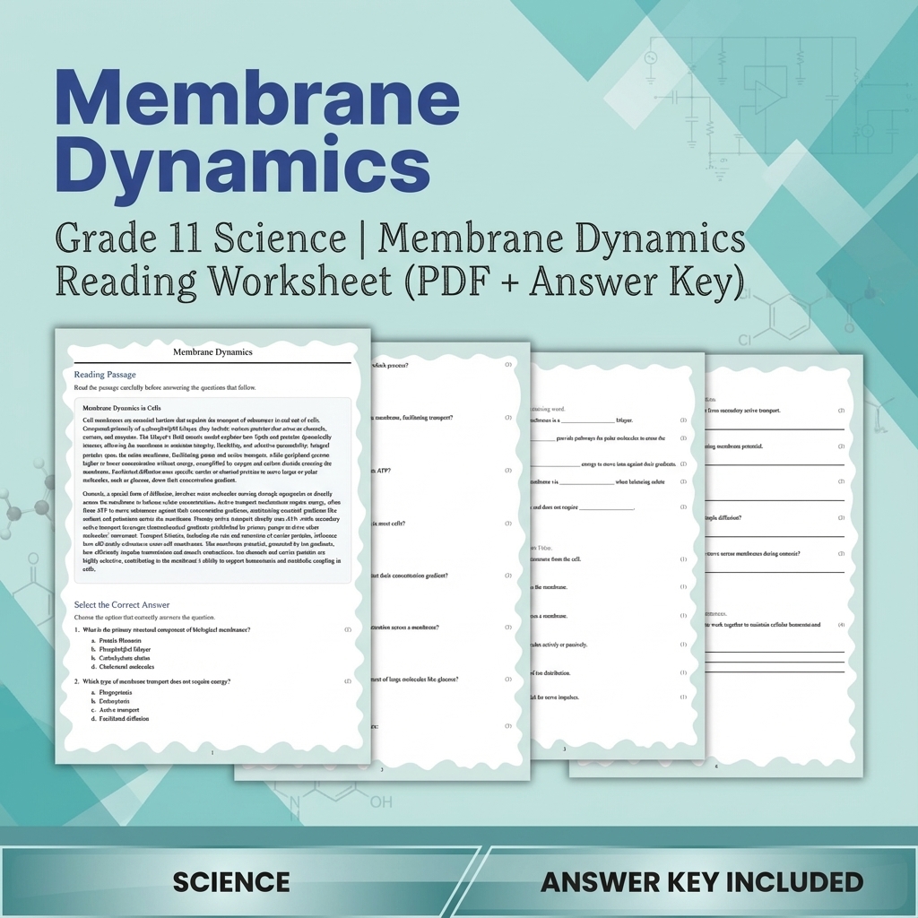 Grade 11 Science UNIT Bundle | Cellular Processes & Metabolic Pathways  — included worksheet 1