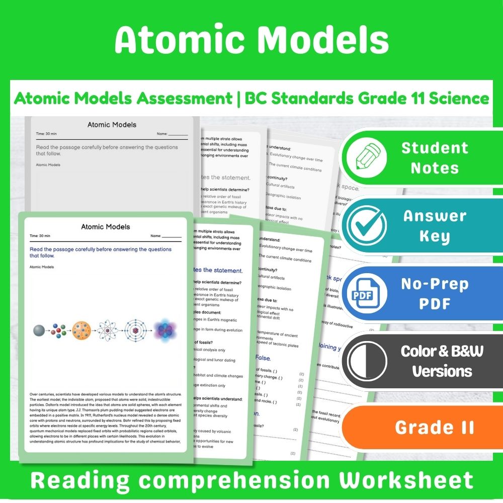 Grade 11 Science | Thermochemistry Assessment Bundle – Standards-Aligned — included worksheet 3